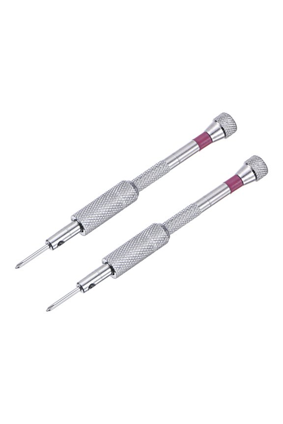 Micro Precision Screwdriver, 1.6mm Phillips Head for Watch Eyeglasses Electronics Repair 2 Pack