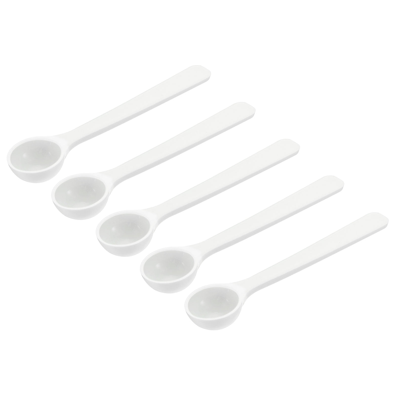 Uxcell Micro Spoons 1 Gram Measuring Scoop Plastic Round Bottom Mini ...