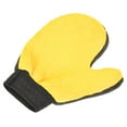 thumbnail image 1 of Uxcell Microfiber Chenille Duster Cleaning Sponge Thumb Glove Mitten, Grey Yellow, 1 of 5