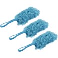 thumbnail image 1 of Uxcell Microfiber Duster Reusable Feather Duster Blue, 3 Count, 1 of 5