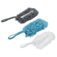 thumbnail image 1 of Uxcell Microfiber Duster Reusable Feather Duster Blue Gray White, 3 Count, 1 of 5