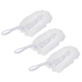 thumbnail image 1 of Uxcell Microfiber Duster Reusable Feather Duster White, 3 Count, 1 of 5