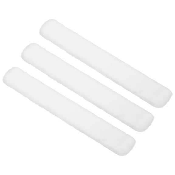 Uxcell Microfiber Scrubber Replacement Head for Window Marble Wall Home Bathroom White in 17.72