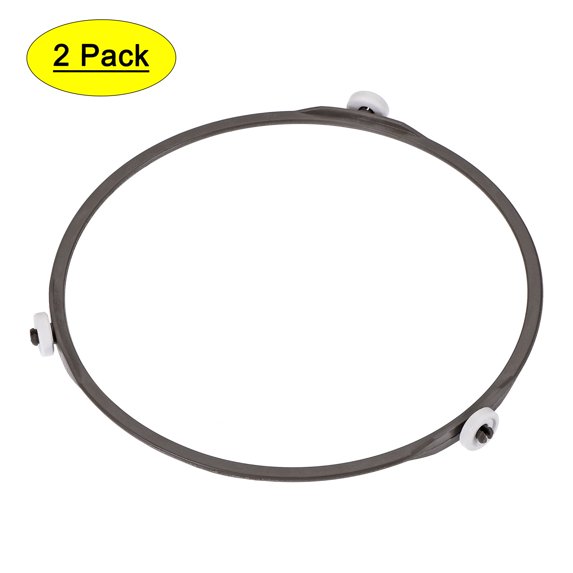 Uxcell Microwave Oven Glass Turntable Support Circle Fittings Roller Bracket Brown 2 Pcs