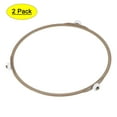 thumbnail image 1 of Uxcell Microwave Oven Glass Turntable Support Circle Fittings Roller Bracket Light Brown 2 Pcs, 1 of 6