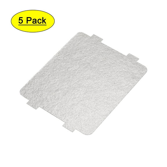 Uxcell Microwave Oven Waveguide Cover Mica Plate Sheet Insulation Board Repairing Kit 4.6 x 3.9 Inch 5pcs