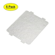 Uxcell Microwave Oven Waveguide Cover Mica Plate Sheet Insulation Board Repairing Kit 4.6 x 3.9 Inch 5pcs
