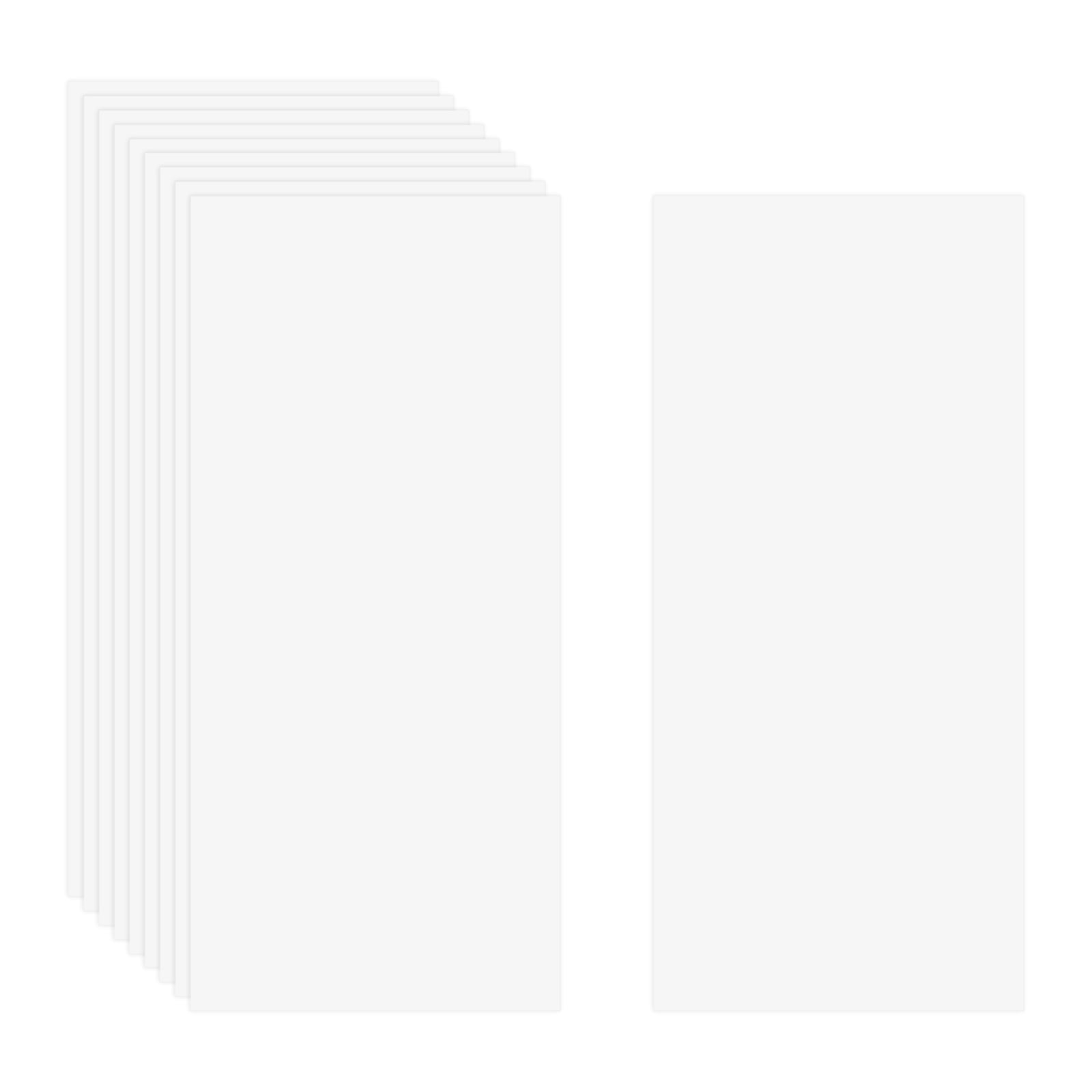 Uxcell Mil Flat Open Poly Bags, (3 x 8 Inch) (100 Pcs), 3.12 Mil Large ...