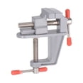 thumbnail image 1 of Uxcell Mini Bench Vise, 1.5" Jaw Width Universal Drill Press Table Clamp for DIY Watch Repairing, 1 of 5