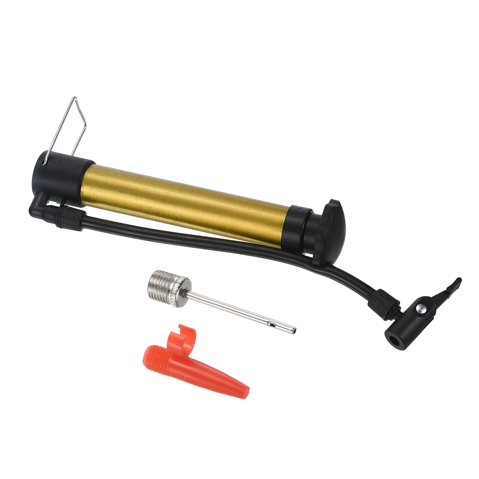 Uxcell Mini Bike Floor Pump Ball Pump Kit Portable Hand Inflator