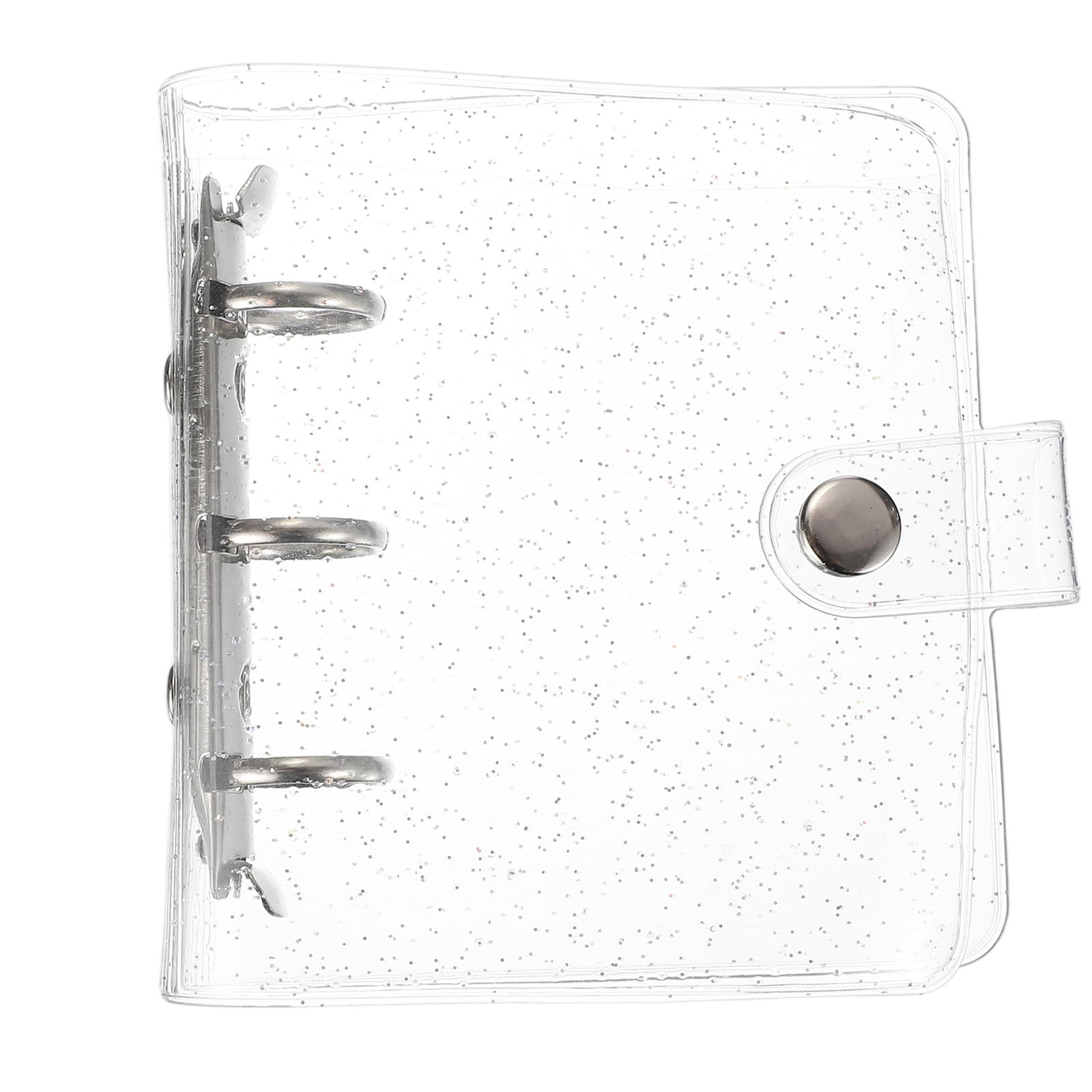 Uxcell Mini Binder Cover, 4.3 Inch Clear Binder Protector 3 Ring ...