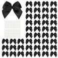 thumbnail image 1 of Uxcell 200 Count Mini Bows Small Satin Ribbon Bows with Sticky Pads, Fit for Wedding Party Decor Sewing DIY Black, 1 of 7