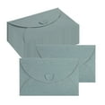 thumbnail image 1 of Uxcell Mini Card Envelopes, Cute Cards Holder with Heart Clasp for Birthday Weddings Favors Business Greeting Cards Gray Blue, 1 of 7
