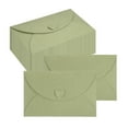 thumbnail image 1 of Uxcell Mini Card Envelopes, Cute Cards Holder with Heart Clasp for Birthday Weddings Favors Business Greeting Cards Green, 1 of 7