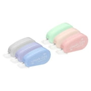 Uxcell Mini Correction Tape White Out Correct Tape Eraser Tapes Dispenser Supplies for Office Home 6 Colors 12 Pack