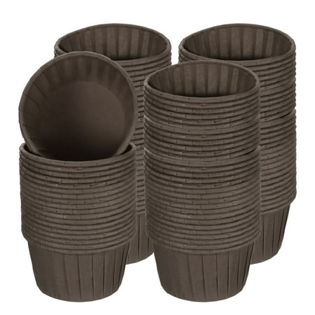 Uxcell Mini Cupcake Liners for Baking Cupcake, 150Pcs Cupcake Muffins Liners Cupcake Holders, Coffee