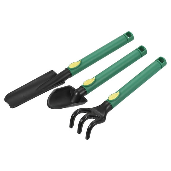 Uxcell Mini Garden Tools Set Hand Tools Trowel Rake Spade Kit Garden Supplies for Succulent 3 Pack