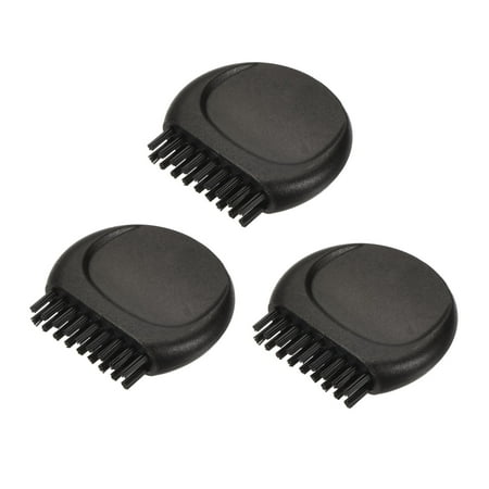 Uxcell Mini Golf Club Brush Pocket Dust Groove Cleaner Plastic Black