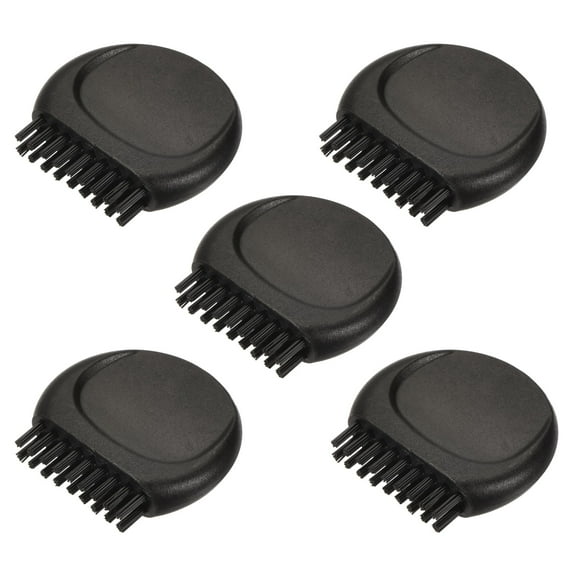 Uxcell Mini Golf Club Brush Portable Pocket Dust Groove Cleaner Black 5 Pack