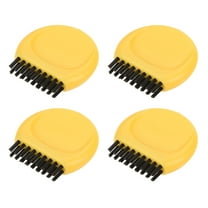 Uxcell Mini Golf Club Brush Portable Pocket Dust Groove Cleaner Yellow 8 Pack