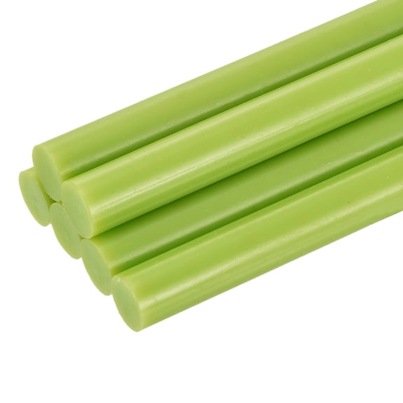 Uxcell Mini Hot Glue Sticks for Glue Gun 11mm x 100mm Fruit Green 12pcs