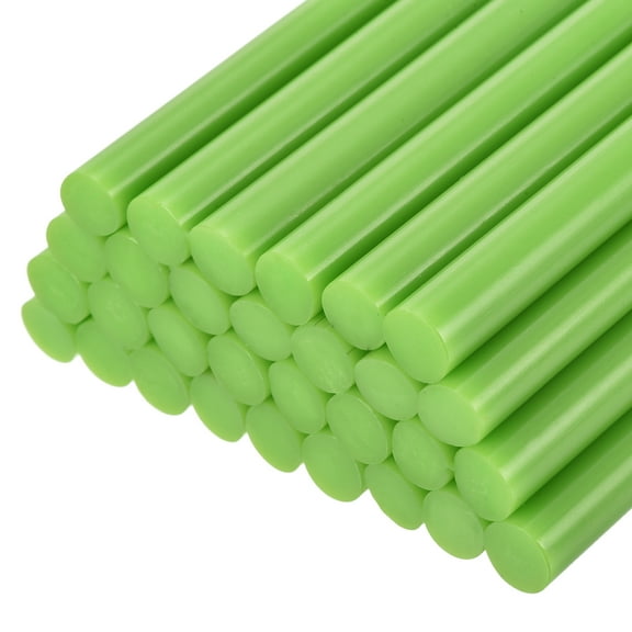 Uxcell Mini Hot Glue Sticks for Glue Gun 11mm x 100mm Turquoise Green 12pcs