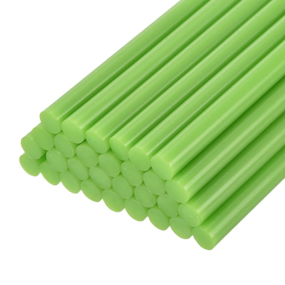 Uxcell Mini Hot Glue Sticks for Glue Gun 7mm x 100mm Turquoise Green 12pcs