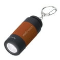 thumbnail image 1 of Uxcell Mini Keychain Flashlight, Pocket LED Flashlight Portable Torch USB Rechargeable, Brown, 1 of 7