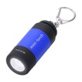 thumbnail image 1 of Uxcell Mini Keychain Flashlight, Pocket LED Flashlight Portable Torch USB Rechargeable, Dark Blue, 1 of 7