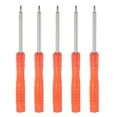 thumbnail image 1 of Uxcell Mini Phillips Screwdriver, 1.5mm Cross Head for Electronics Repair, 5 Pack (Red), 1 of 5