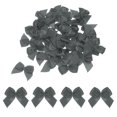 thumbnail image 1 of Uxcell Mini Ribbon Bow Mini Fabric Satin Ribbon Flower Bows Craft DIY Sewing Wedding Bows Dark Grey, 1 of 6
