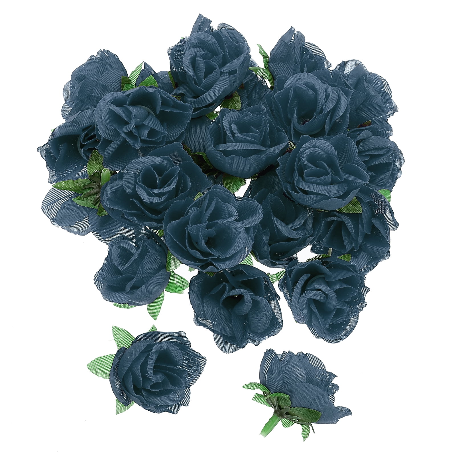 Fake Roses 1 Inch Uxcell Mini Rose Artificial Flowers Bulk 1.2 Inch, Silk Cloth Small ...