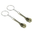 thumbnail image 1 of Uxcell Mini Spanner Wrench Keychain, Hardware Tool Key Chain Creative Convenient Pocket Tools Keychain Bronze 2 Pcs, 1 of 7