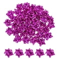 thumbnail image 1 of Uxcell Mini Star Gift Bows, 100 Count Small Laser Bows Rose Red, 1 of 6