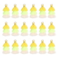 thumbnail image 1 of Uxcell Mini Tri-Layered Tassels 1.6" Multi Layers Bohemian Handmade Tassel Bag Charm with Jump Ring for Making Earring Keychain Dreamcatcher DIY Crafts Pack of 25, Yellow Green White, 1 of 6