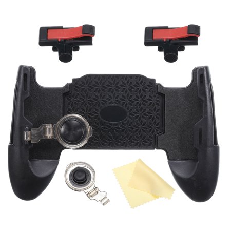 Uxcell Mobile Game Controller Gaming Trigger Joystick 4 in 1 D9 Gamepad Button High Sensitive with 1 Sucker