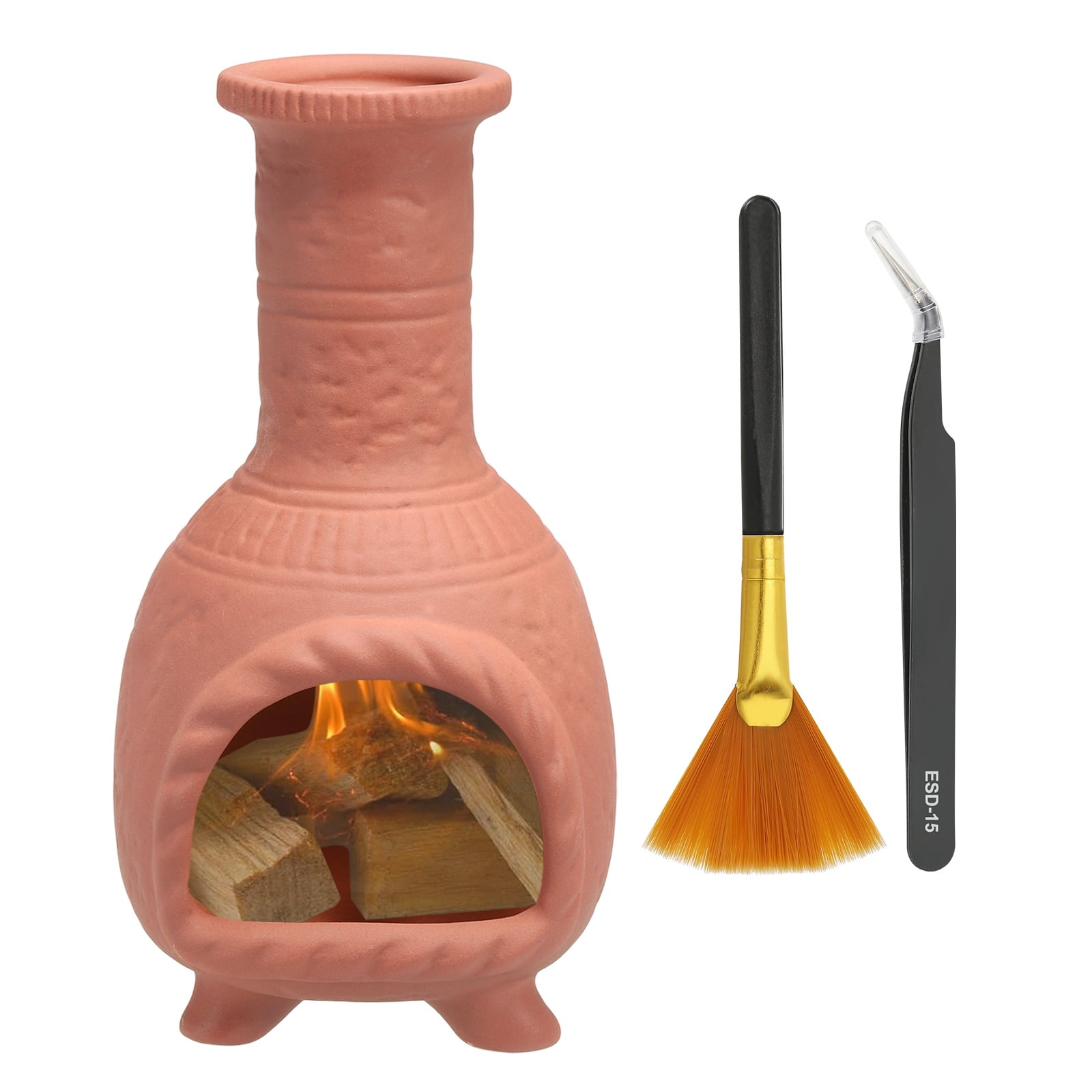 Uxcell Modern Incense Burner, Ceramic Holder for Meditation and Yoga, Gray