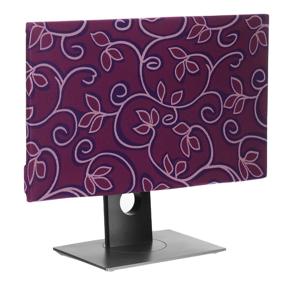 Uxcell Monitor Dust Cover Anti-Static Dustproof Protective Cover Computer Screen Sleeve for 19 Inch Computer Monitors PC Desktop TV LCD LED HD Panel Case, Purple