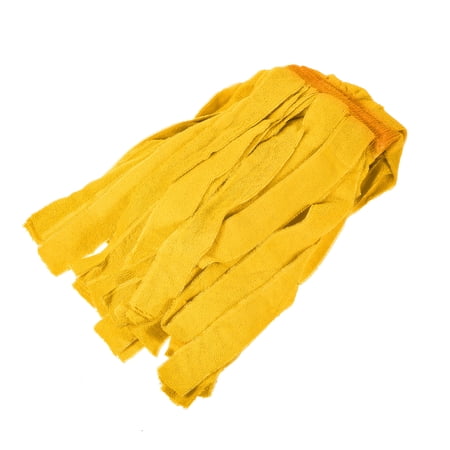 Uxcell Mop Heads Replacement 35x16cm Polyester Fiber Floor Cleaning Pads Yellow