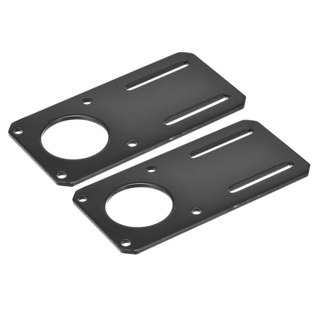 Uxcell Motor Bracket Motor Mounting Holder 132x65mm Black for NEMA 23 Stepper Motor 2pcs