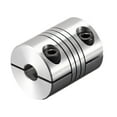 thumbnail image 1 of Uxcell Motor Shaft 7mm to 7mm Helical Beam Coupler Coupling 25mm Dia 30mm Length, 1 of 5