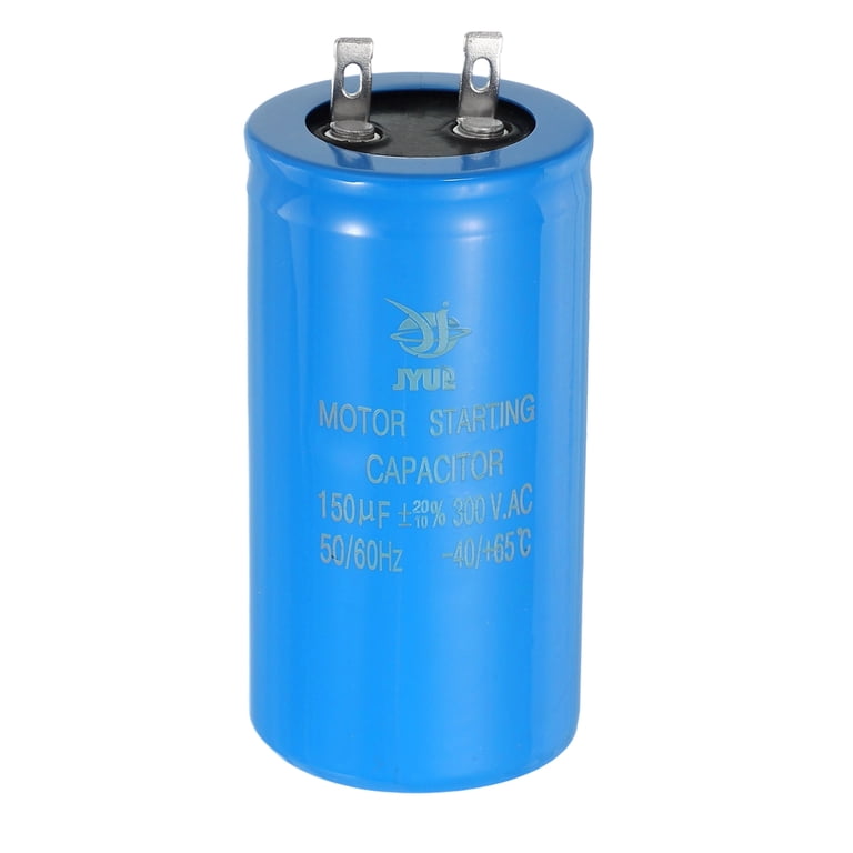 CD60 Run Capacitor – 150uF/MFD 250VAC Cylindrical Motor Starter Capacitor For Air Compressors, Refrigerators & Generators