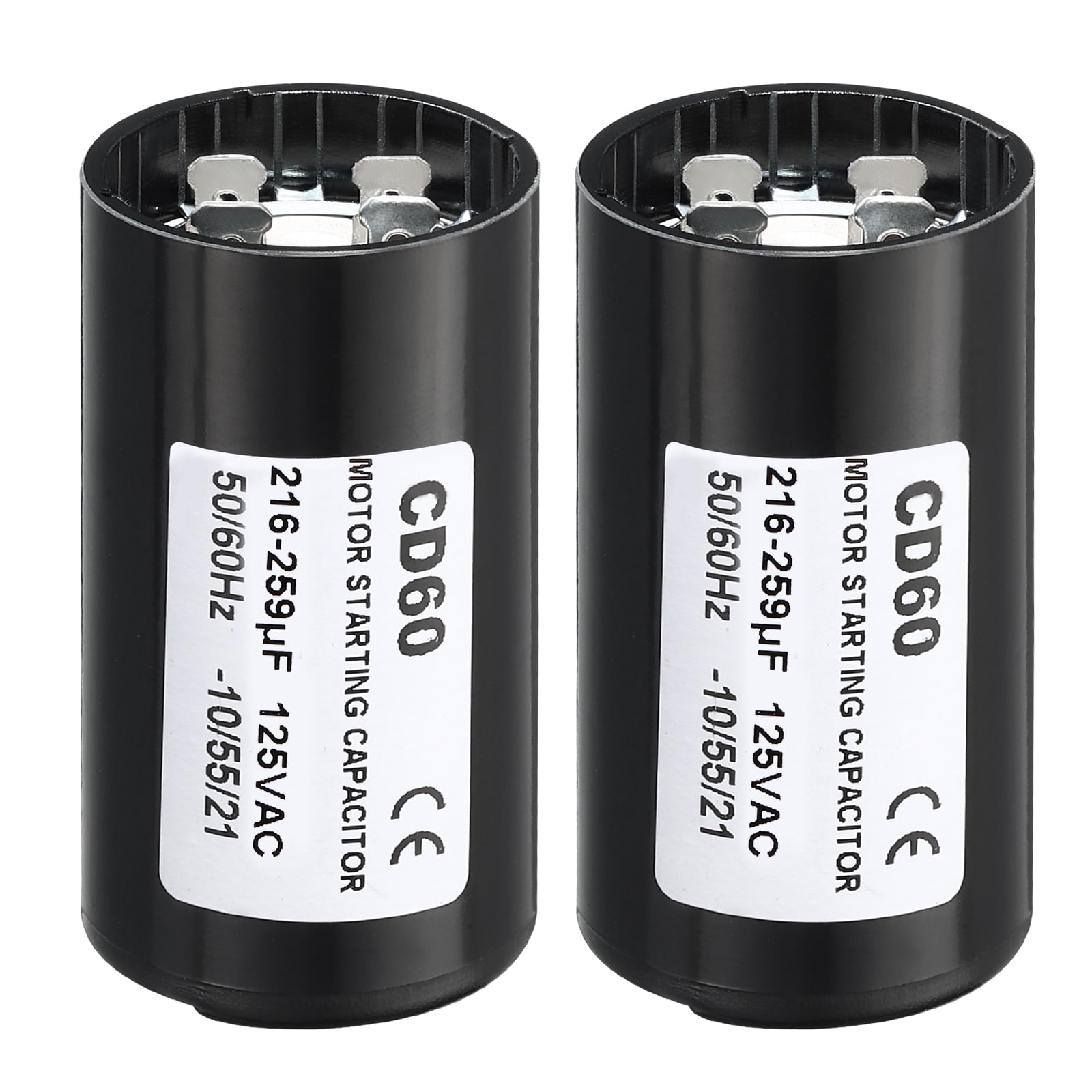 Condensateur De Démarrage Moteur Philips 216-259 MFD 110-125VAC - Réf. 3534B2A0216A110B1 - 37x85mm