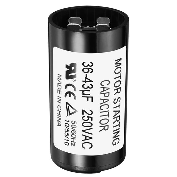 Uxcell Motor Start Capacitor 36-43uF/Mfd 250V 50/60Hz CD60 Run Capacitor