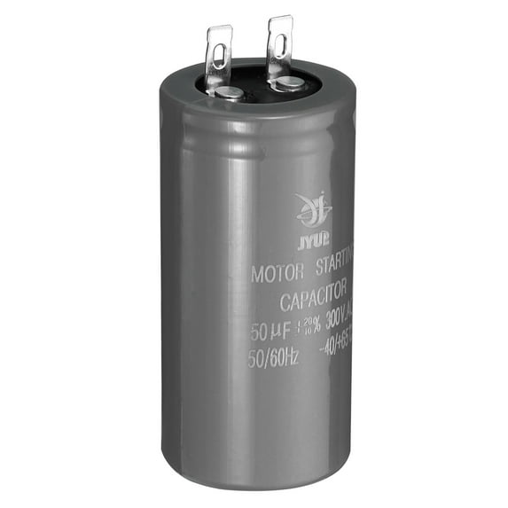 Uxcell Motor Start Capacitor, 50uf 300V 50/60Hz CD60 Running Capacitor