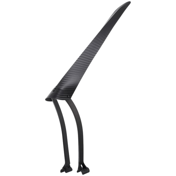 Uxcell Mountain Bike Mud Guard Plastic Mud Guards with Cable Tie Lightweight Fits for MTB Road Bike, Black