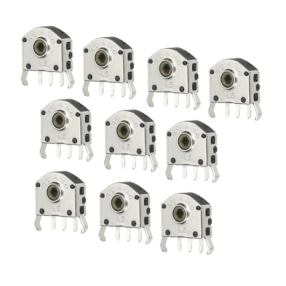 Uxcell Mouse Wheel Encoder 4.5mm 300W Time Accurate Decoder Rotary Mouse Scroll Wheel Encoder 10 Pcs