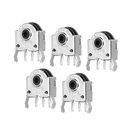 Uxcell Mouse Wheel Encoder 5.5mm 300W Time Accurate Decoder Rotary Mouse Scroll Wheel Encoder 5 Pcs