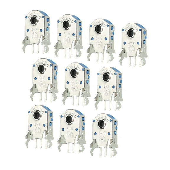 Uxcell Mouse Wheel Encoder 9mm 300W Time Accurate Decoder Rotary Mouse Scroll Wheel Encoder 10 Pcs