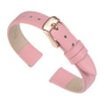 thumbnail image 1 of Uxcell Genuine Leather Band Smooth Flat Leather Watch Strap for Men and Women Pink/Rose Gold 12mm, 1 of 7